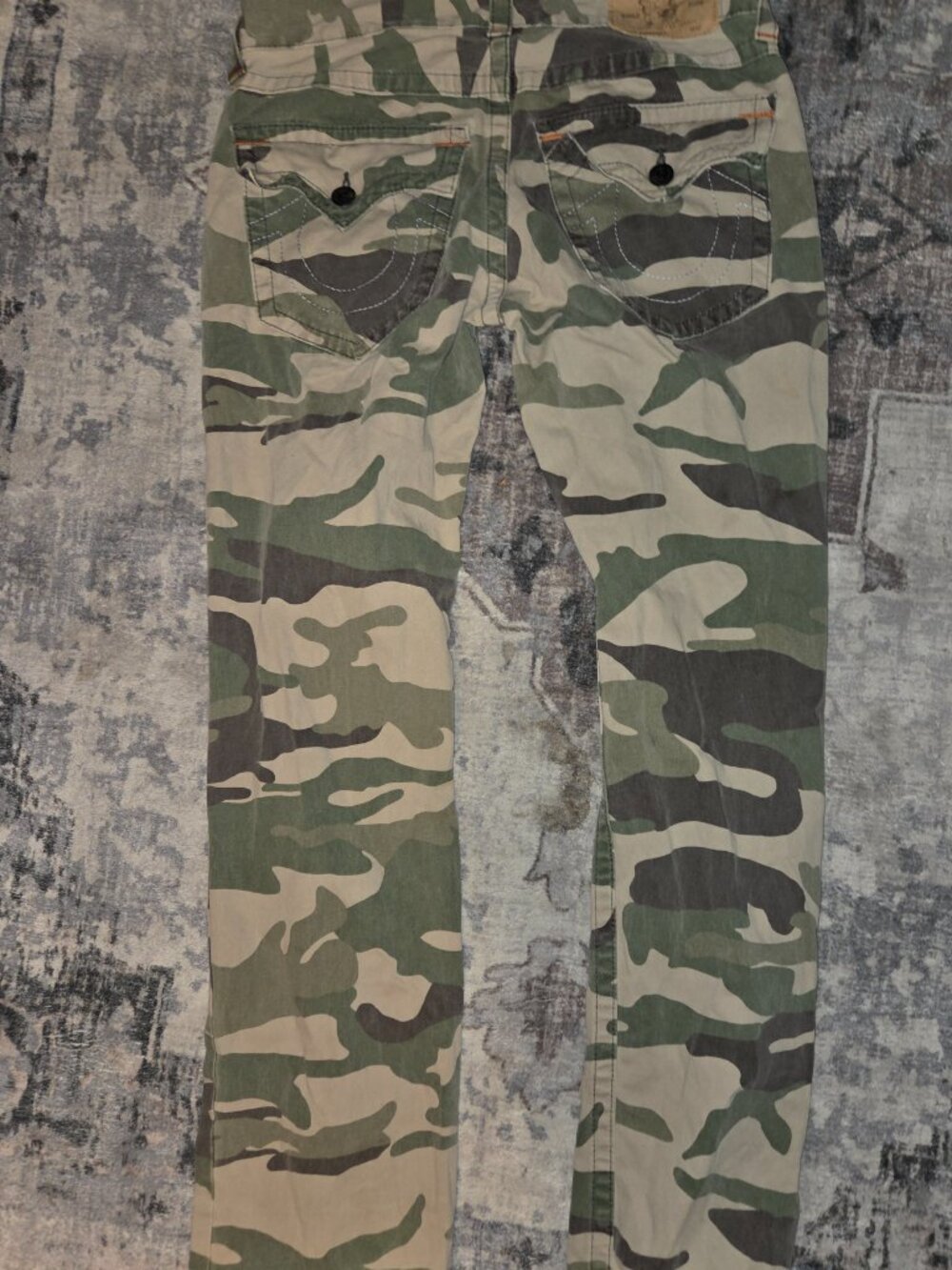 Mens true religion jeans camo size 32 - Picture 2 of 7
